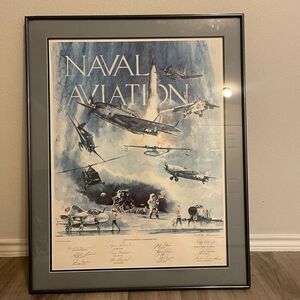 Naval Aviation 75th Anniversary 1986 Signed Lithograph